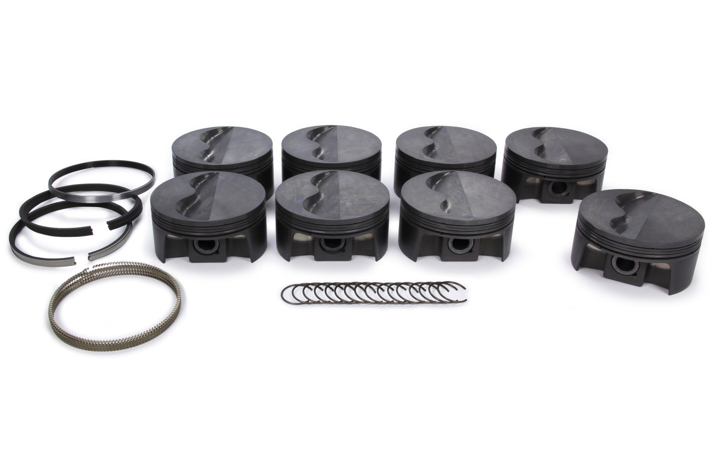 Mahle Motorsport 197724930 SBC PowerPak Piston Set 4.030 Bore Flat-Top -9cc Mahle Motorsport 197724930