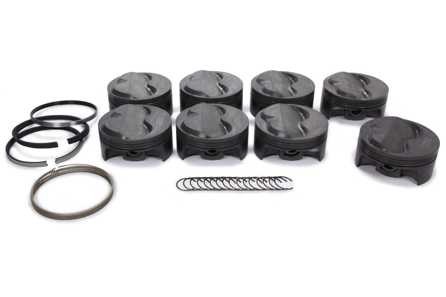 Mahle Motorsport 197754555 SBC Dome PowerPak Piston Set 4.155 Bore Mahle Motorsport 197754555