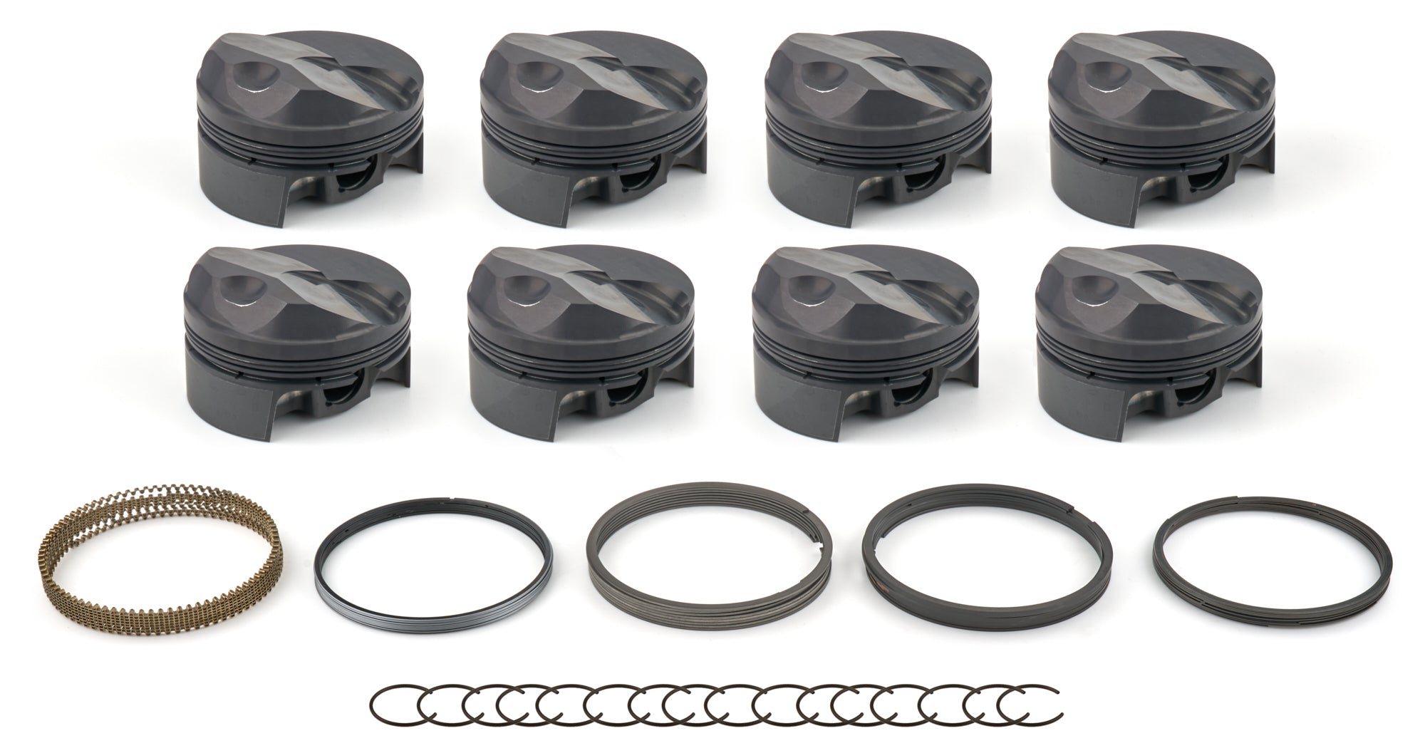 Mahle Motorsport 929934210 BBC Dome PowerPak Piston Set 4.310 Bore  +48cc Mahle Motorsport 929934210