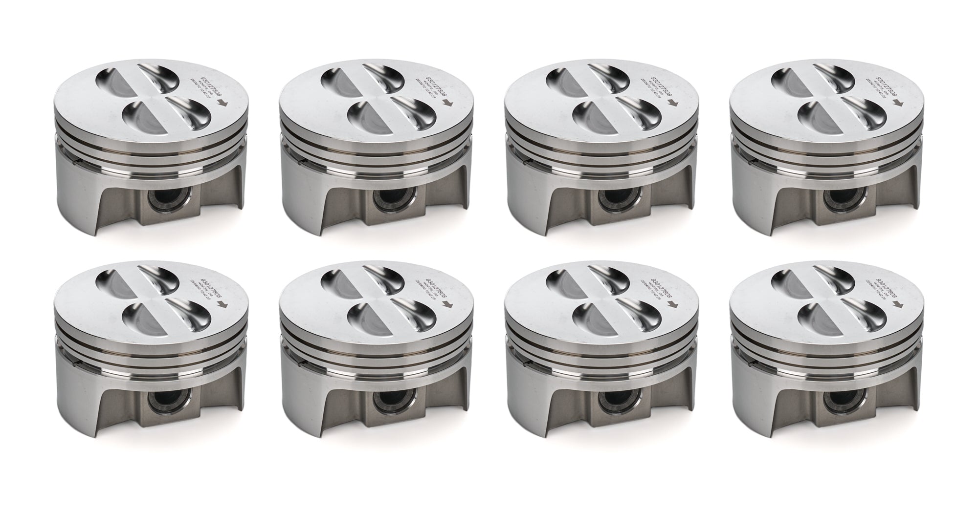 Mahle Motorsport 930127808 SBC FT Powerpak Piston Set 4.008 Bore 604 Crate Mahle Motorsport 930127808