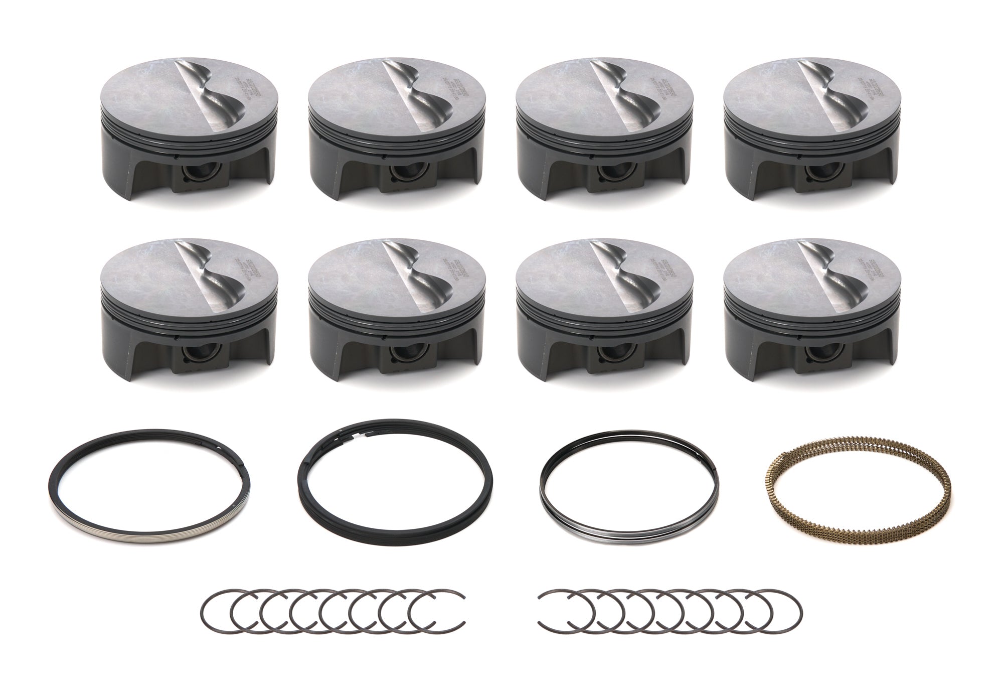 Mahle Motorsport 930202840 SBC FT PowerPak Piston Set 4.040 Bore -4.1cc Mahle Motorsport 930202840