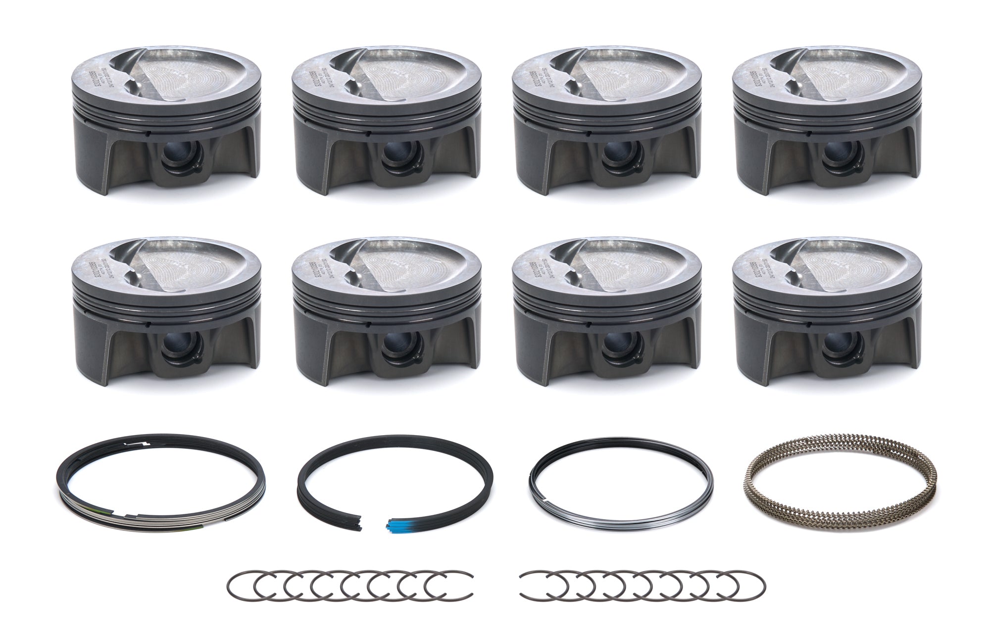 Mahle Motorsport 930210355 SBC Dish PowerPak Piston Set 4.155 Bore -20cc Mahle Motorsport 930210355