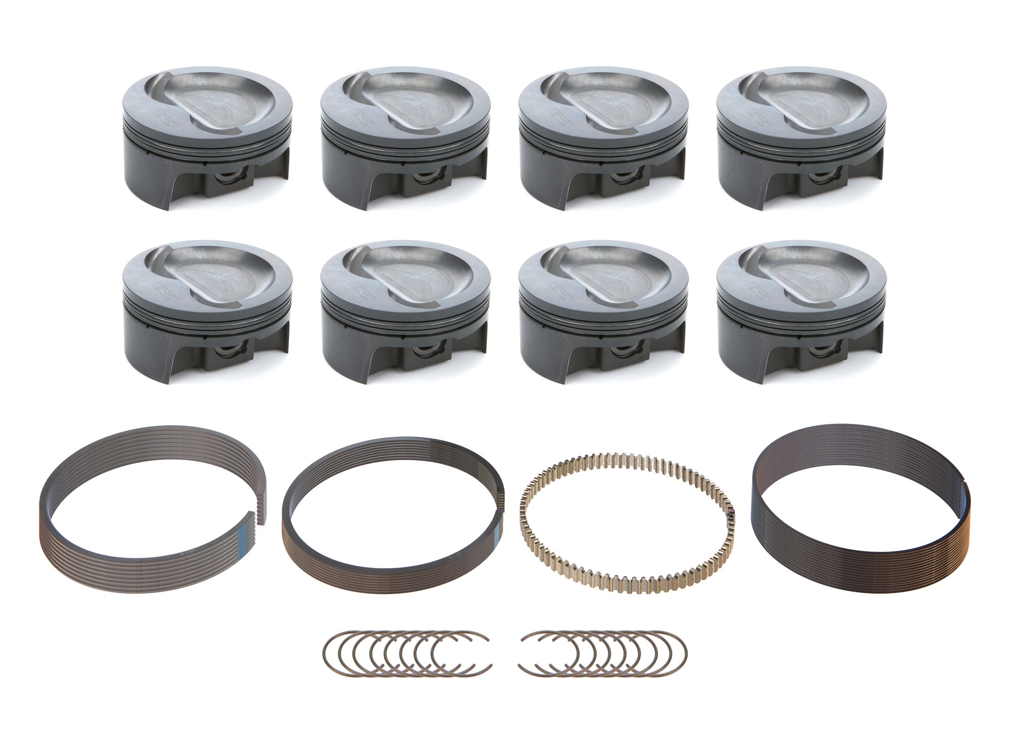 Mahle Motorsport 930248525 SBF Dish Powerpak Piston Set 4.125 Bore  -26cc Mahle Motorsport 930248525