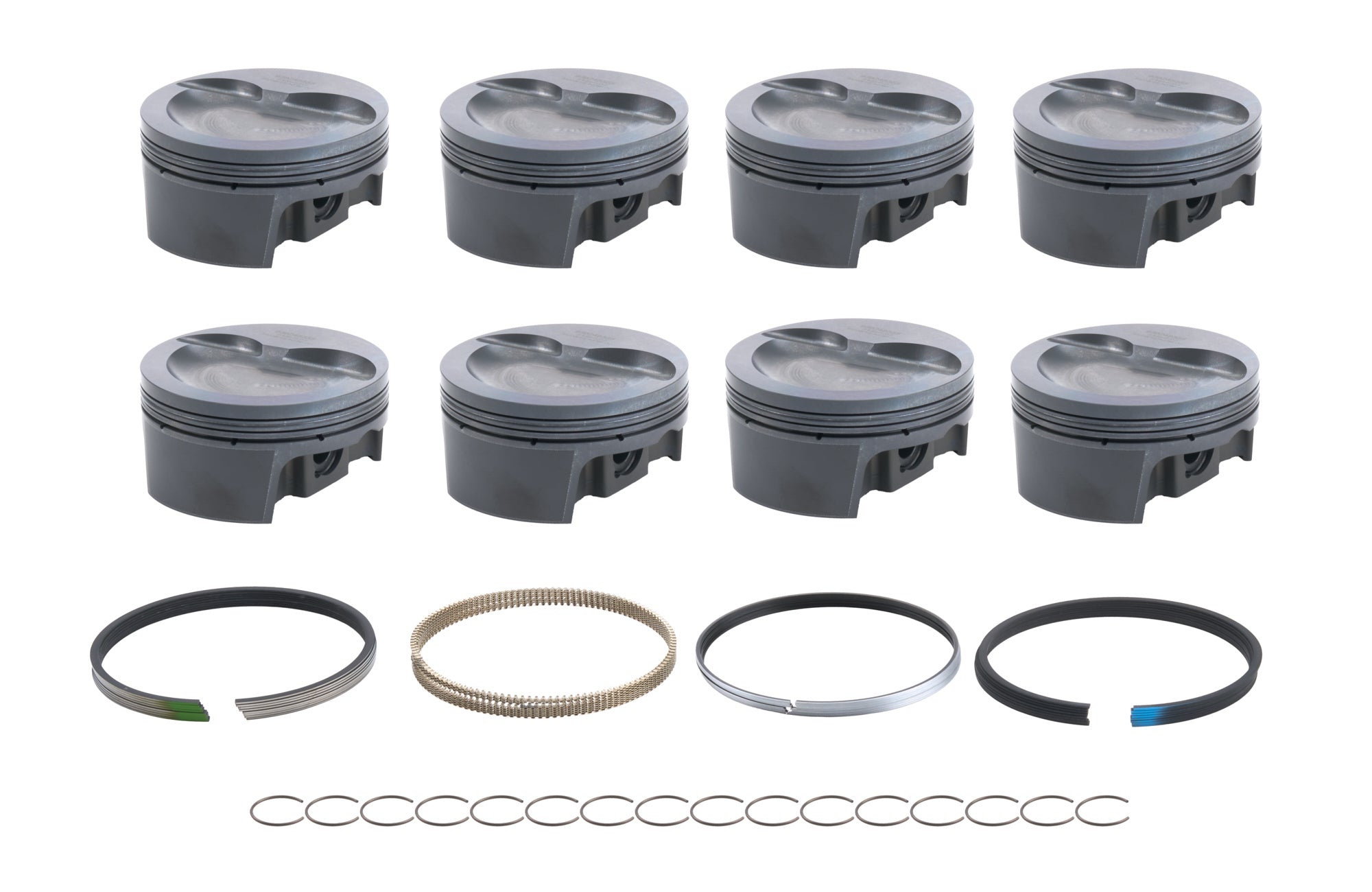 Mahle Motorsport 930248555 SBF PowerPak Piston Set Inv. Dome 4.155 Bore Mahle Motorsport 930248555