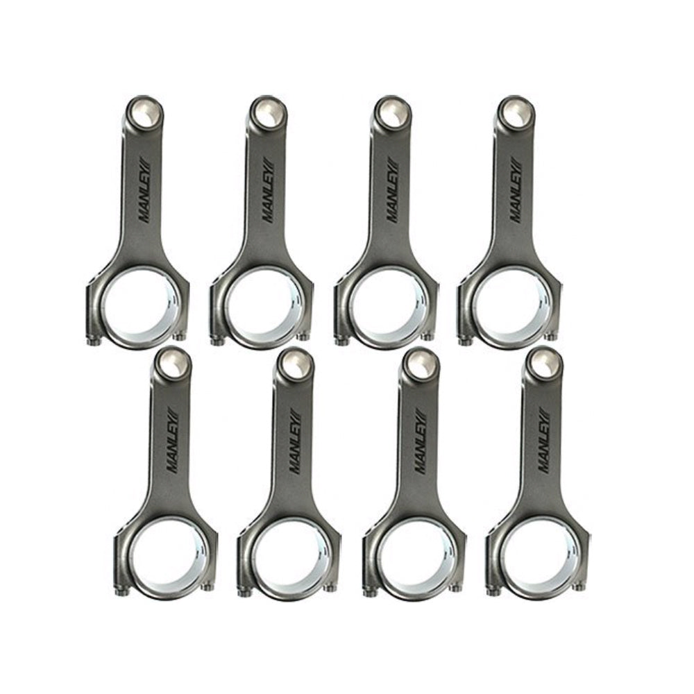 Manley 14072R-8 BBC 6.700 H-Beam Rods 4340 w/ARP2000 Bolts Manley 14072R-8