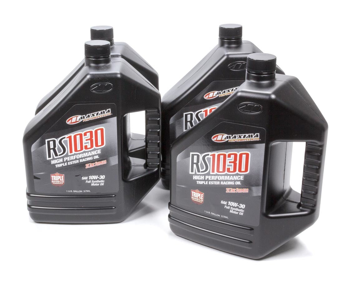 Maxima 39-019128 10w30 Synthetic Oil Case 4 x 1 Gallons RS1030 Maxima 39-019128