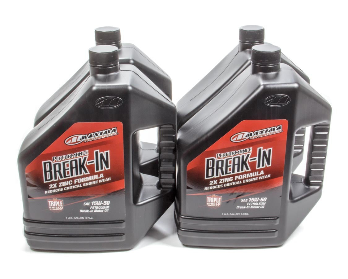 Maxima 39-119128 15w50 Break-In Oil Case 4x1 Gallon Maxima 39-119128