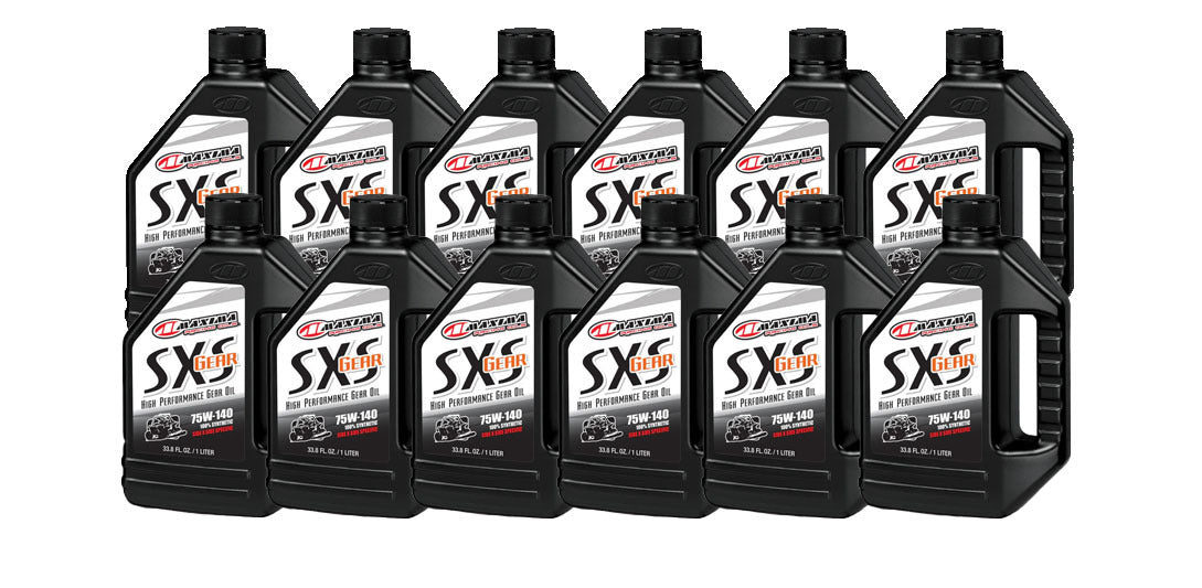 Maxima 40-46901 SXS Synthetic Gear Oil 75w140 Case 12 x 1 Liter Maxima 40-46901