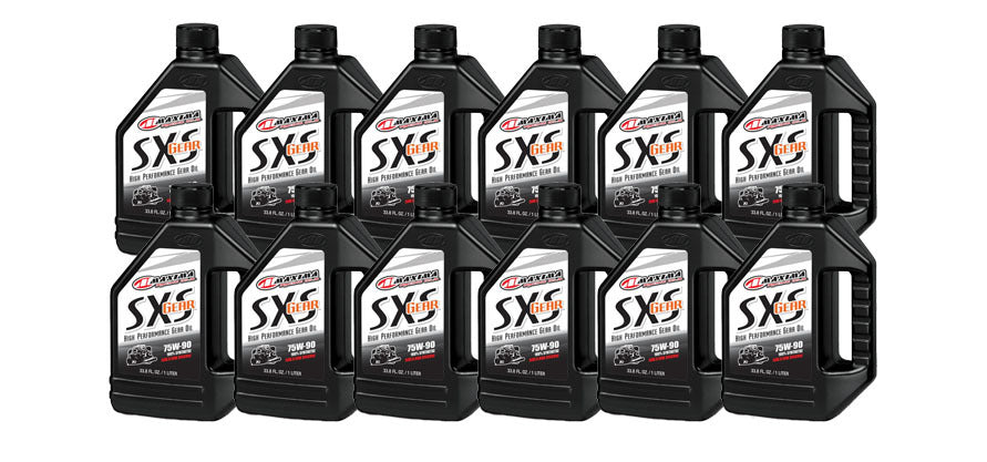 Maxima 40-48901 SXS Synthetic Gear Oil 75w90 Case 12 x 1 Liter Maxima 40-48901