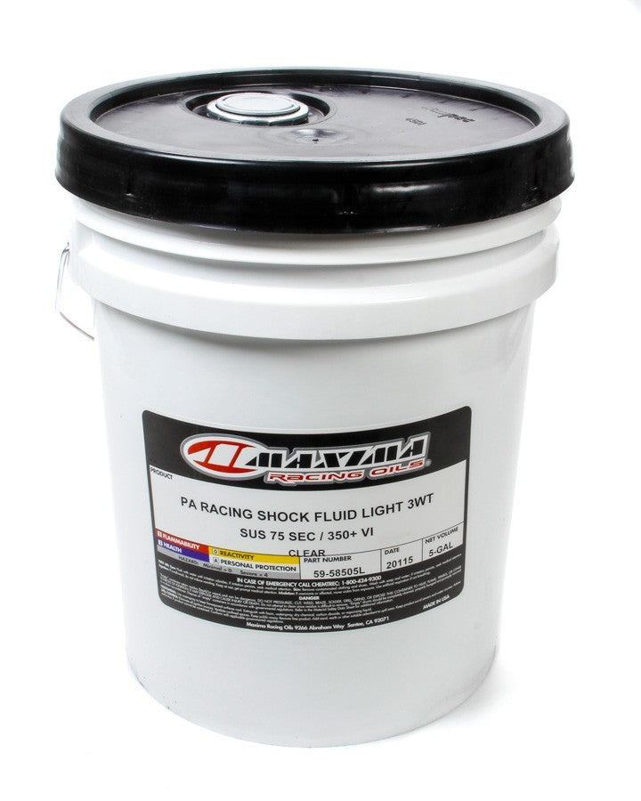 Maxima 59-58505L 3w Racing Shock Oil 5 Gallon Pail Maxima 59-58505L