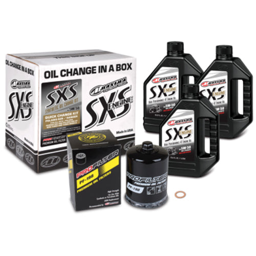 Maxima 90-189013 SxS Quick Change Kit 5w 50 Synthetic w/Filter Maxima 90-189013