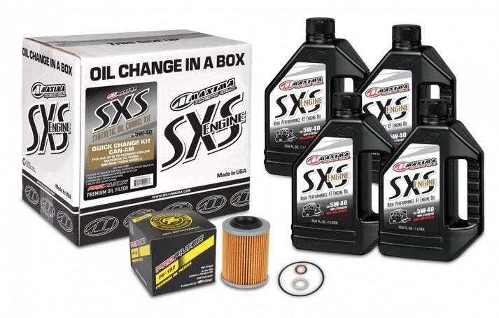 Maxima 90-469013-CA SXS Can-Am Oil Change KIt 5W40 Full-Synthetic Maxima 90-469013-CA