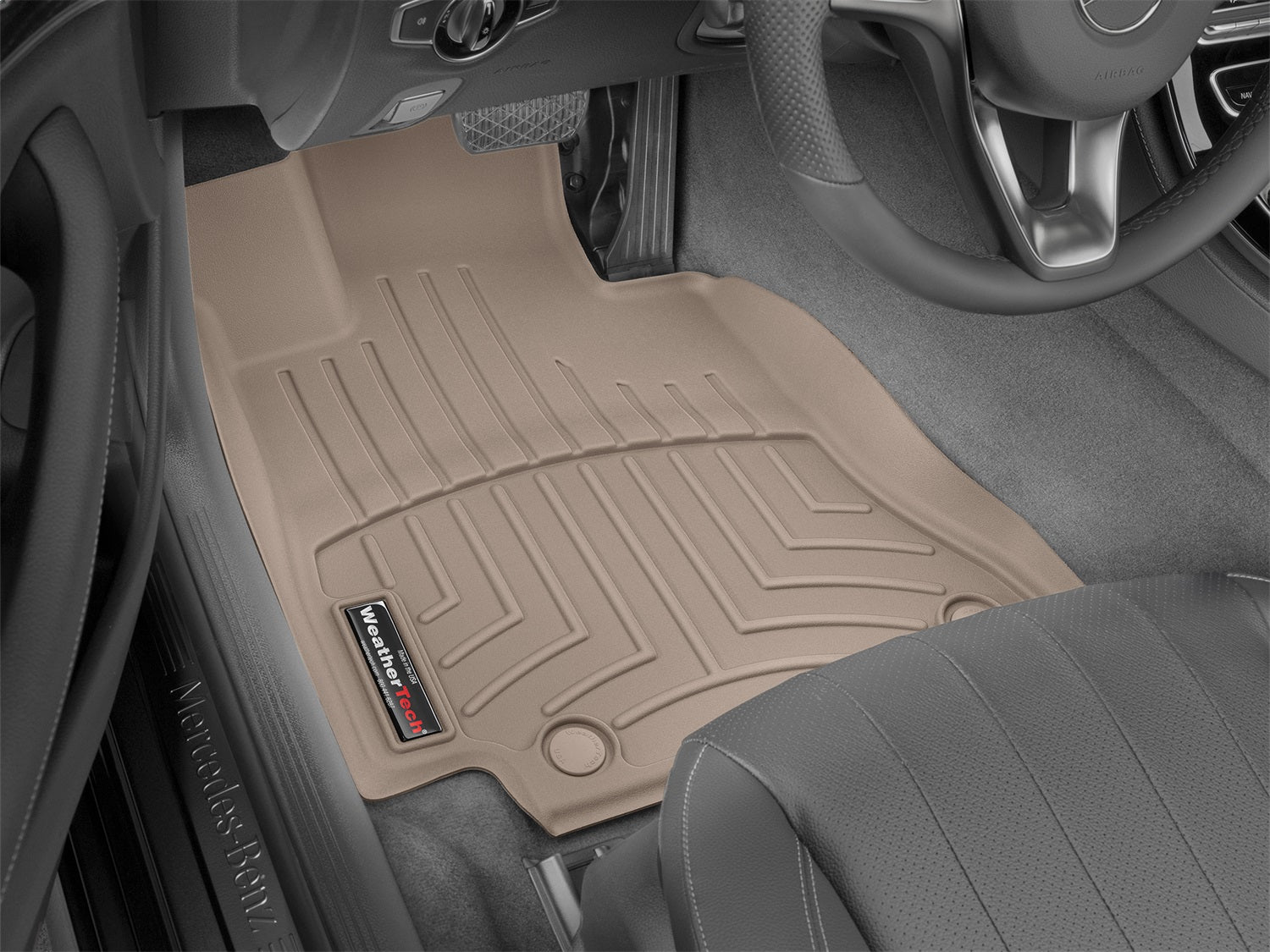 Weathertech 459374 FloorLiner™ DigitalFit®; Tan; Rear; 2 Piece; Weathertech 459374