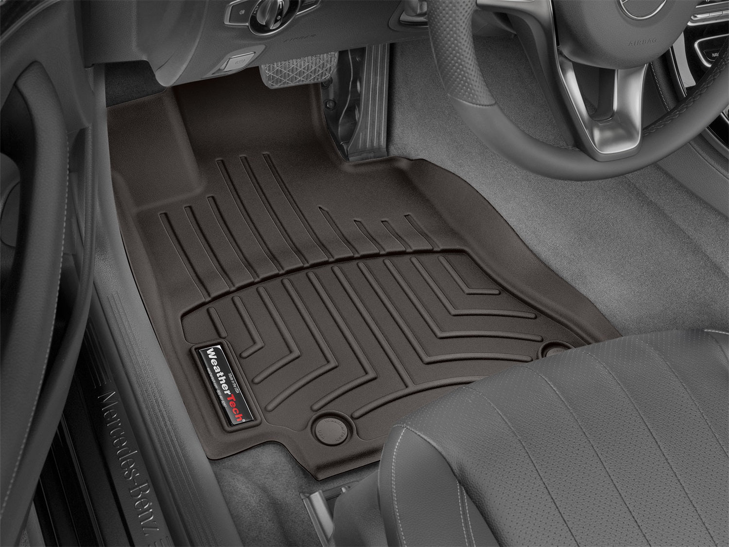 Weathertech 4718121 FloorLiner™ DigitalFit®; Cocoa; Front; Weathertech 4718121