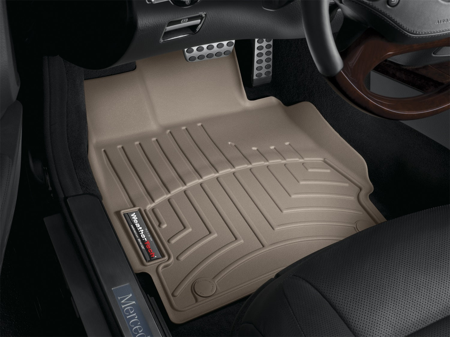 Weathertech 4510021 FloorLiner™ DigitalFit®; Tan; Front; Weathertech 4510021