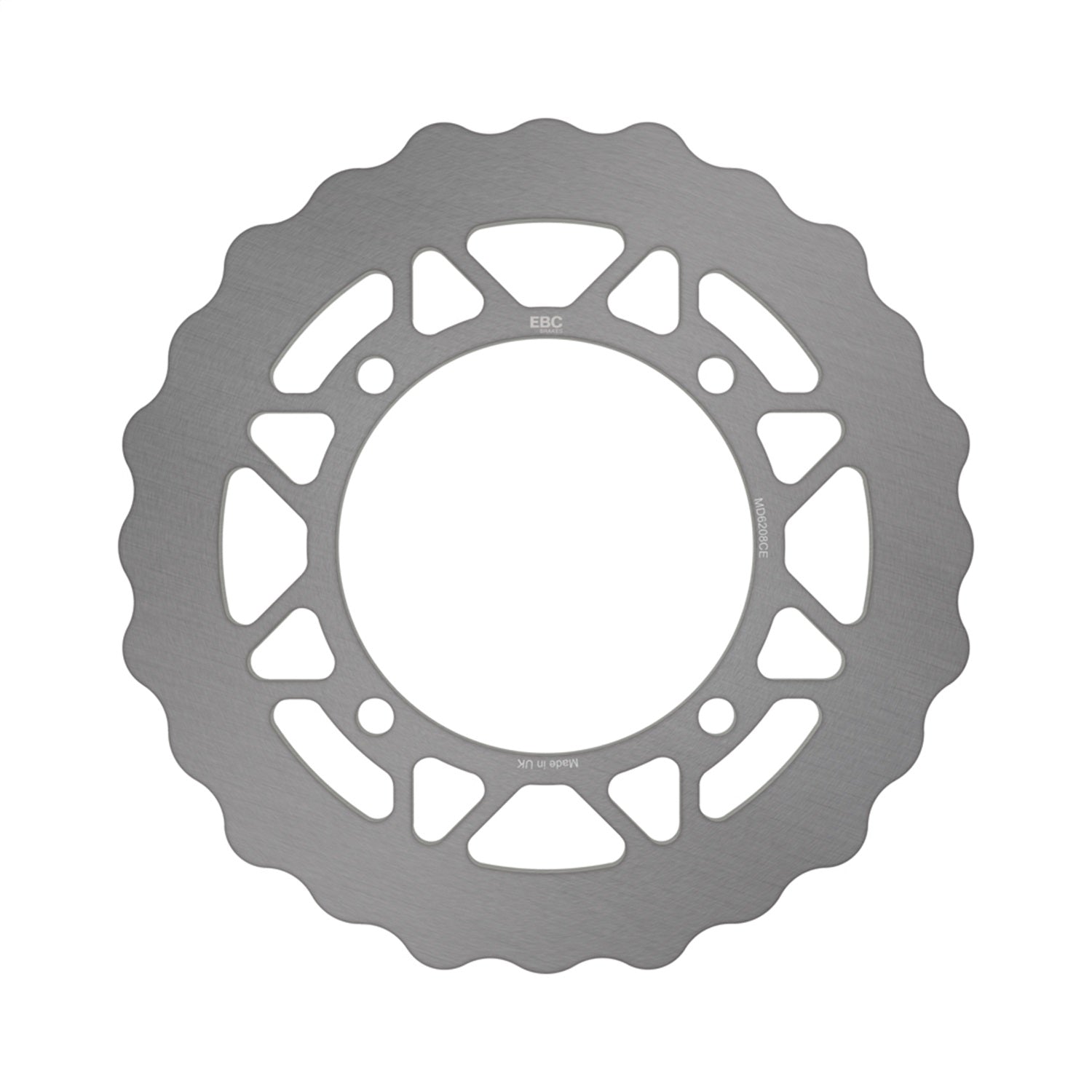 EBC Motorcycle Brakes MD6208CE Plain Undrilled Rotor For Enduro; Rear; EBC Motorcycle Brakes MD6208CE