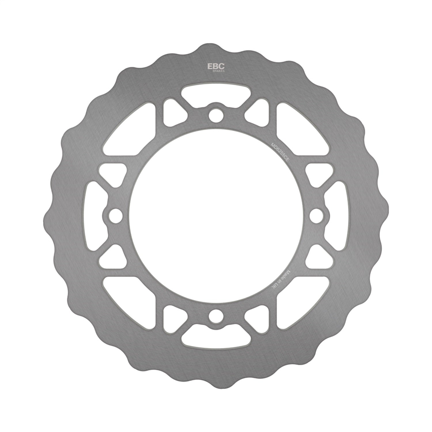 EBC Motorcycle Brakes MD6255CE Plain Undrilled Rotor For Enduro; Rear; EBC Motorcycle Brakes MD6255CE