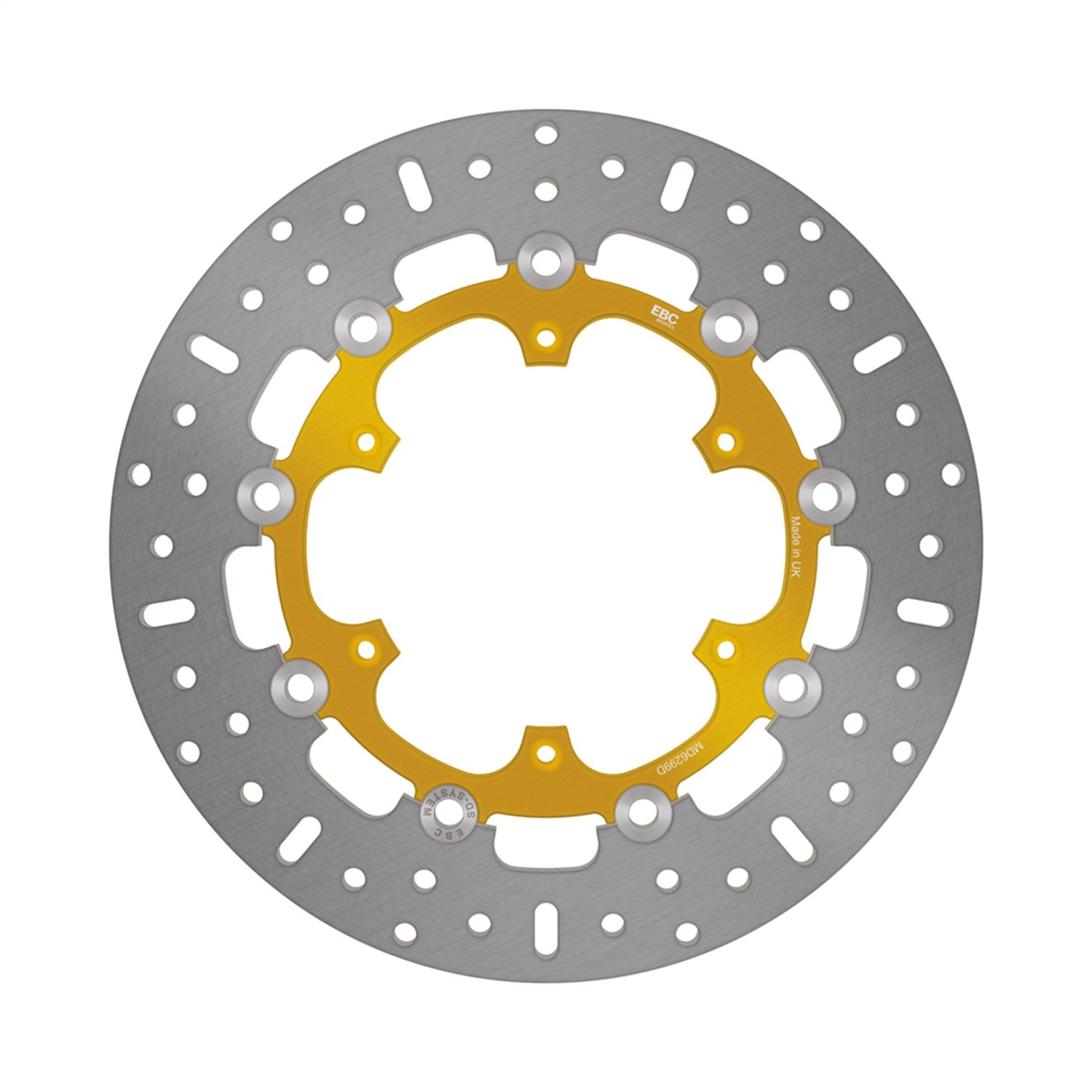 EBC Motorcycle Brakes MD6299D D-Series Premium Replacement Rotors; EBC Motorcycle Brakes MD6299D