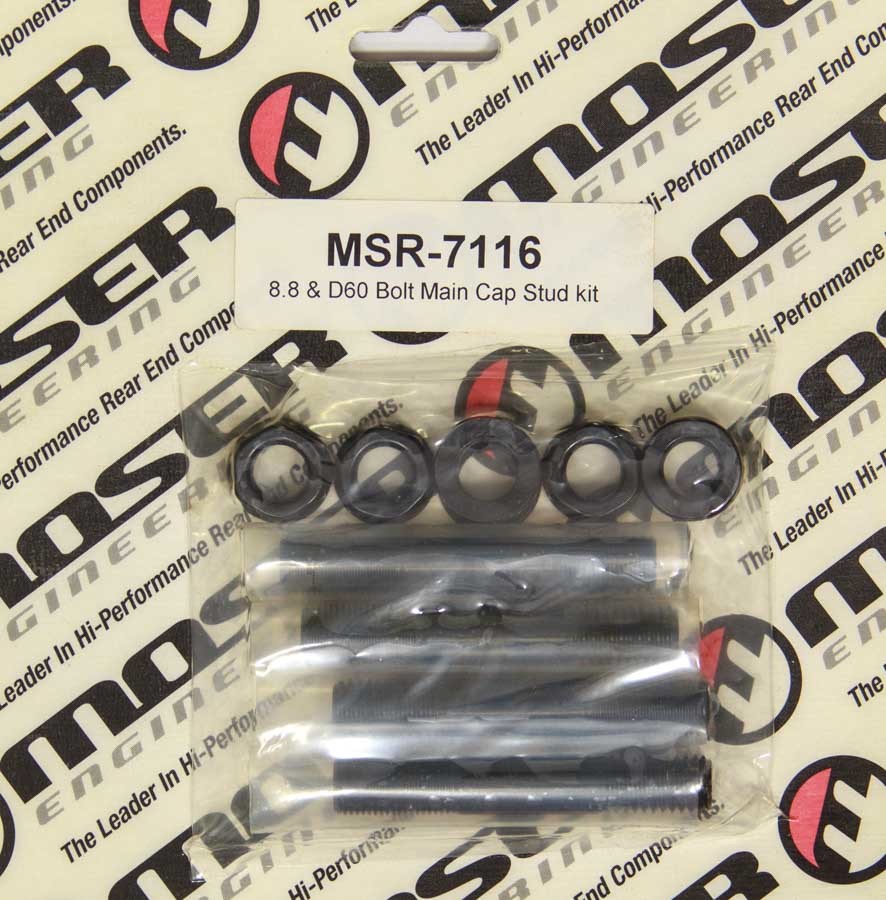 Moser Engineering 7116 Main Cap Stud Kit 8.8 Ford & Dana 60 Moser Engineering 7116