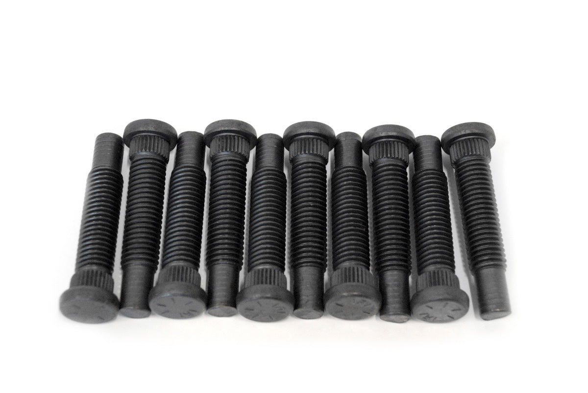 Moser Engineering 8081M 5/8in-11 x 2.5in Wheel Stud Kit .685 Knurl 10pk Moser Engineering 8081M