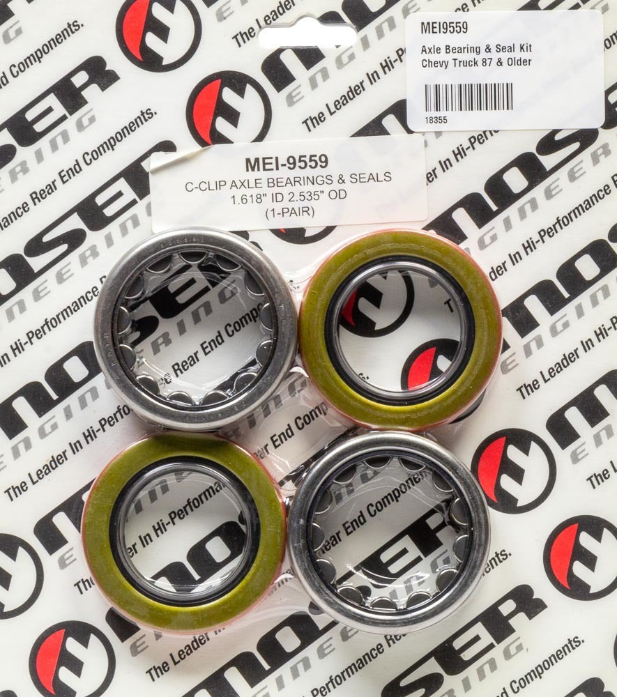 Moser Engineering 9559 Axle Bearing & Seal Kit Chevy Truck 87 & Older Moser Engineering 9559