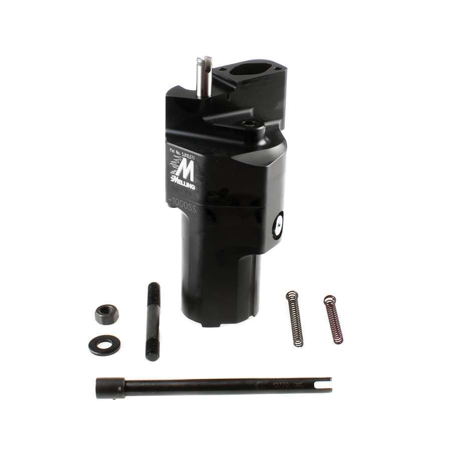 Melling 10070-1000SS BBC Billet Alm Oil Pump Hi-Vol 10in Depth Sump Melling 10070-1000SS