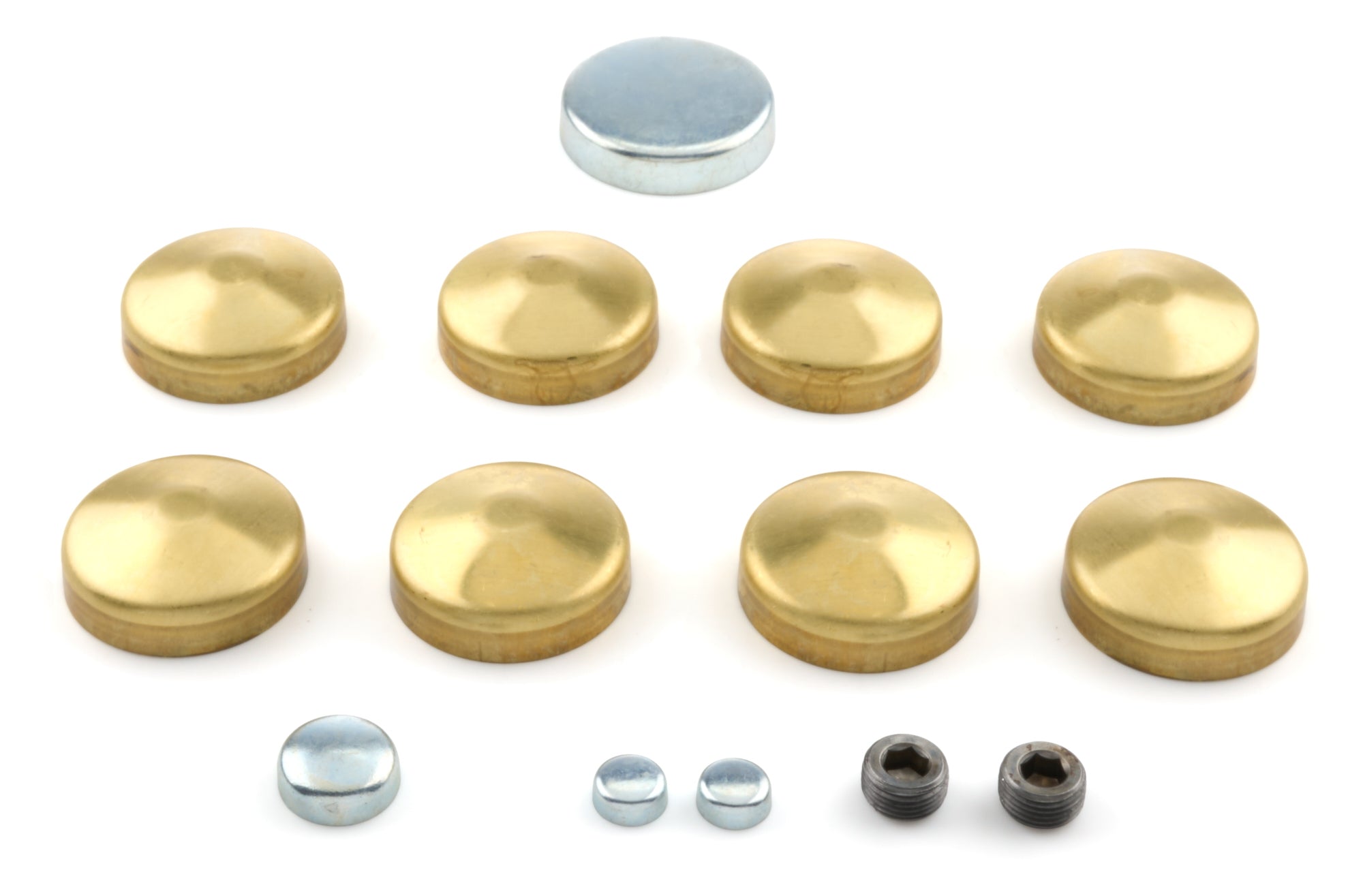 Melling MPE-115BR Brass Freeze Plug Kit Pontiac V8 Melling MPE-115BR