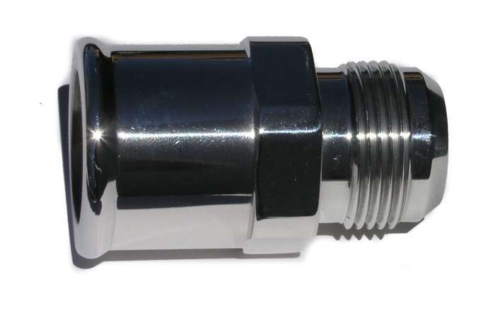 Meziere WA16150U -16an Male to 1-1/2 Hose Adapter - Polished Meziere WA16150U