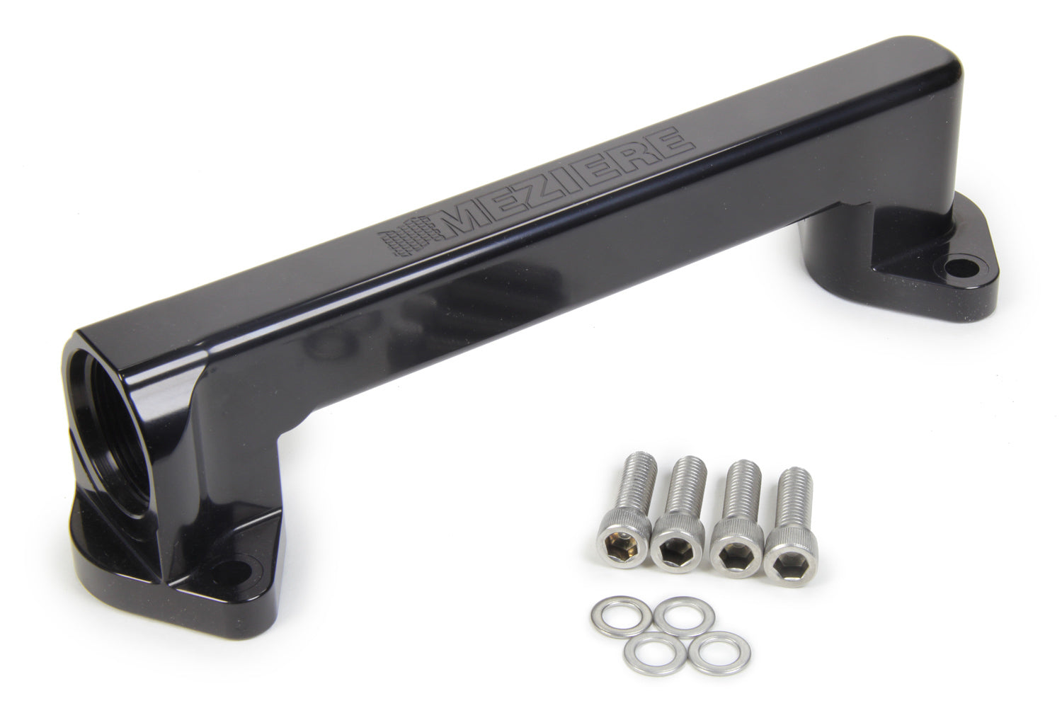 Meziere WAM10020S Water Manifold w/20an Inlet BBC - Black Meziere WAM10020S