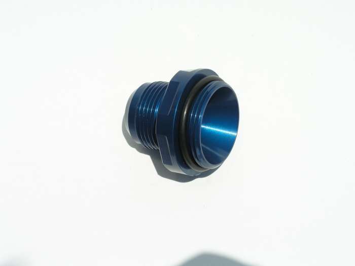 Meziere WN0040B #16 AN Water Neck Fitting - Blue Meziere WN0040B