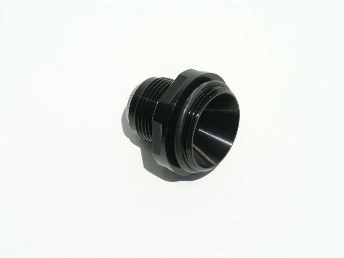 Meziere WN0040S #16 AN Water Neck Fitting - Black Meziere WN0040S