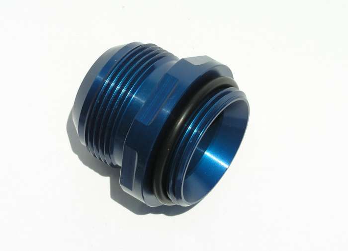 Meziere WN0041B #20 AN Water Neck Fitting - Blue Meziere WN0041B