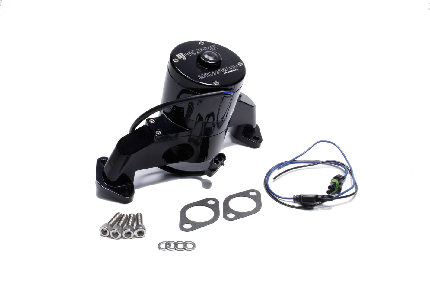 Meziere WP100SHD BBC Billet HD Electric Water Pump Black Meziere WP100SHD