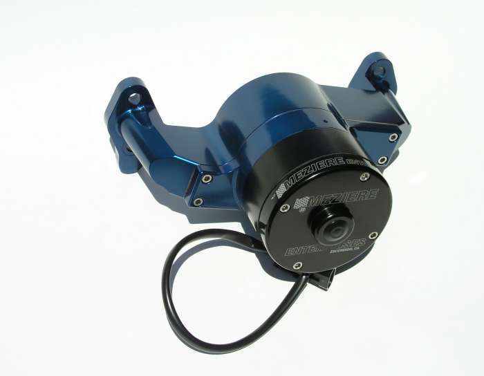 Meziere WP101B SBC Billet Elec. W/P - Blue Meziere WP101B