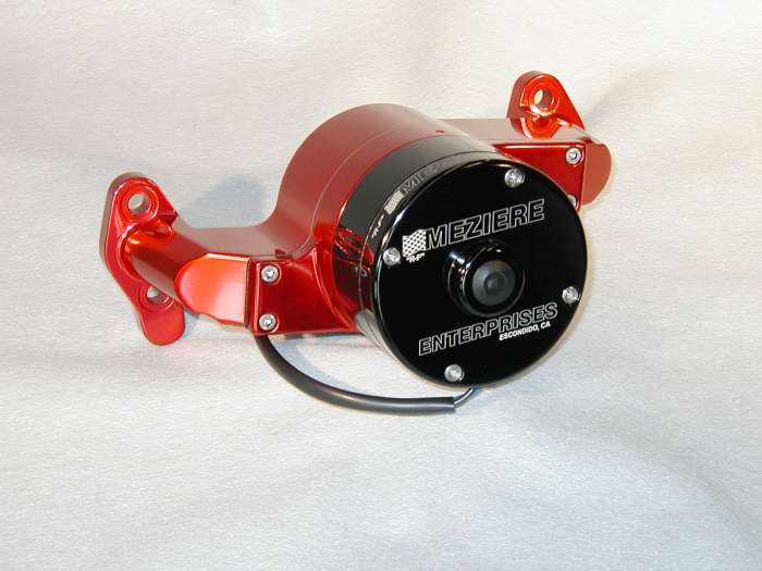 Meziere WP101R SBC Billet Elec. W/P - Red Meziere WP101R