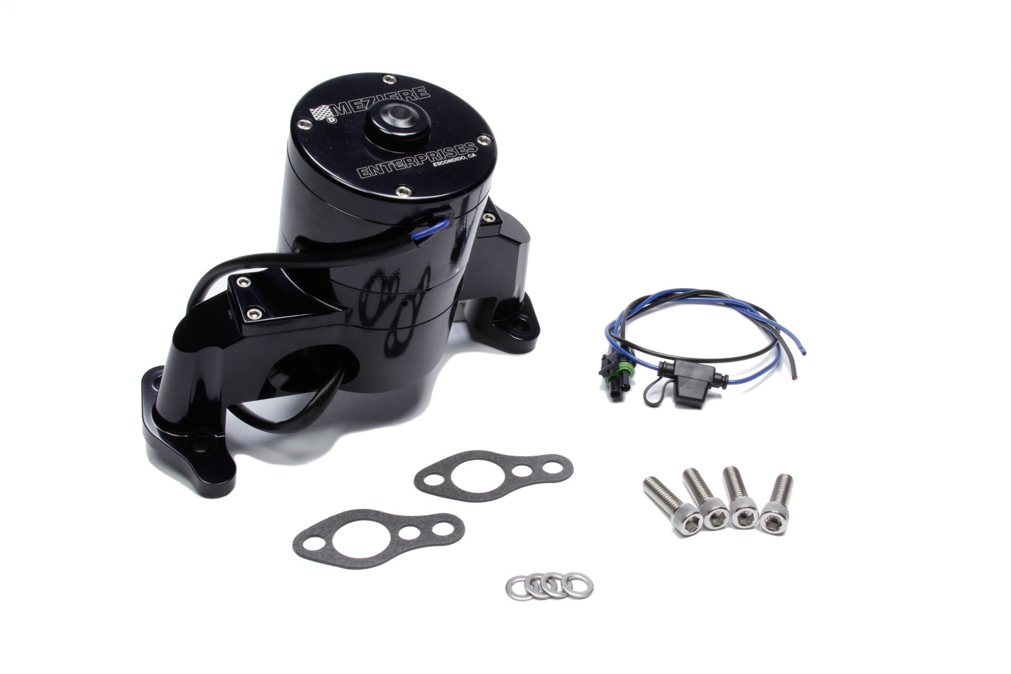 Meziere WP101SHD SBC Billet HD Electric Water Pump - Black Meziere WP101SHD