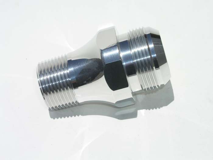 Meziere WP1020U #20an Water Pump Fitting - Polished Meziere WP1020U