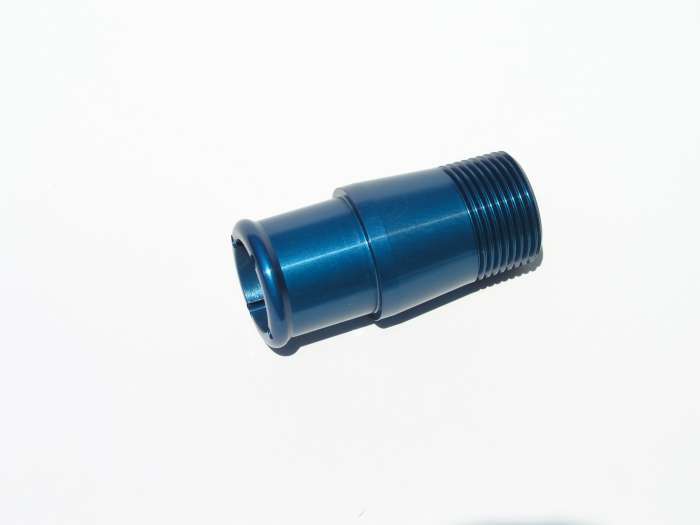Meziere WP1125B 1.25in Hose W/P Fitting  Blue Meziere WP1125B