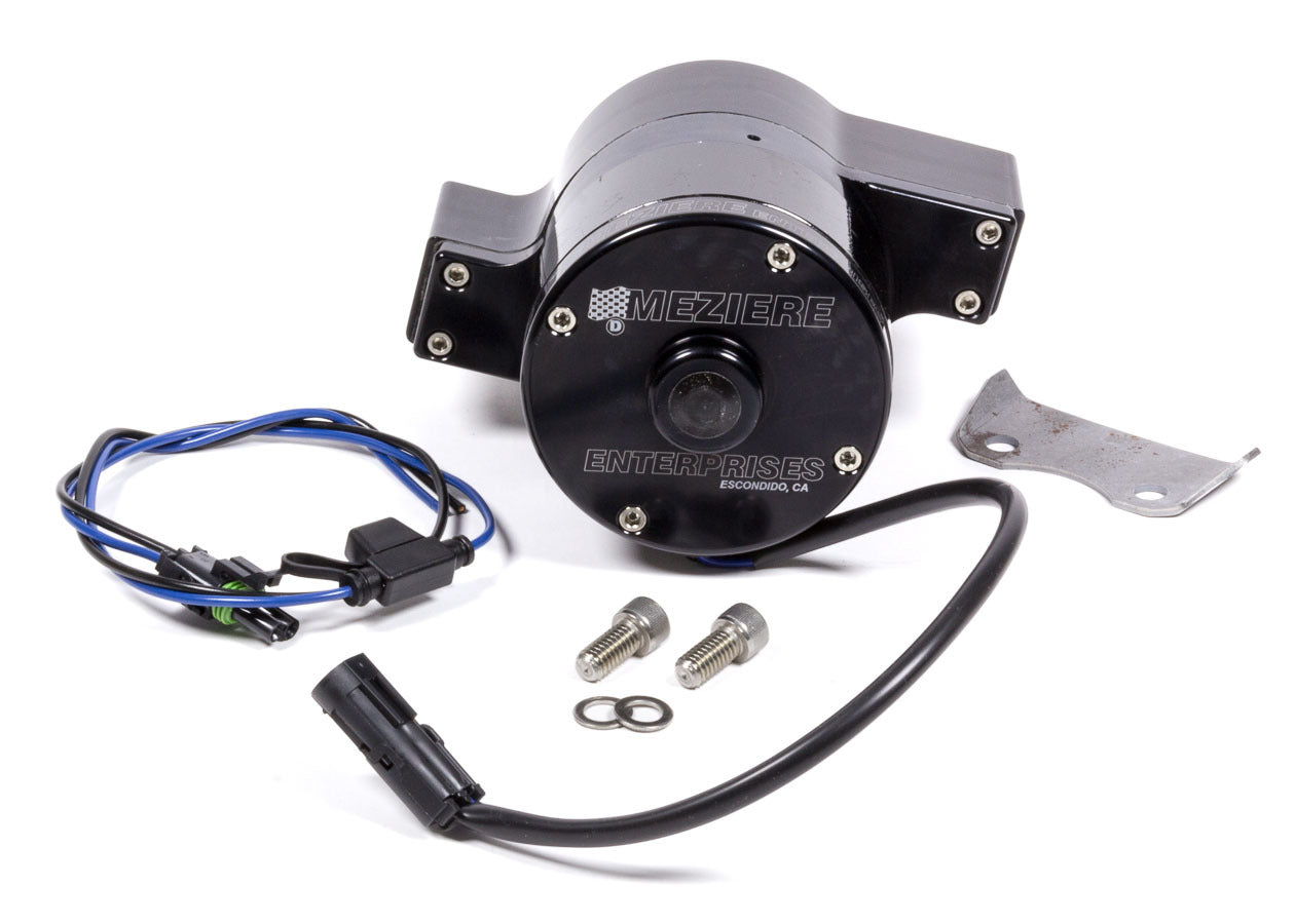 Meziere WP116SHD Remote Mt. HD Billet Electric W/P - Black Meziere WP116SHD