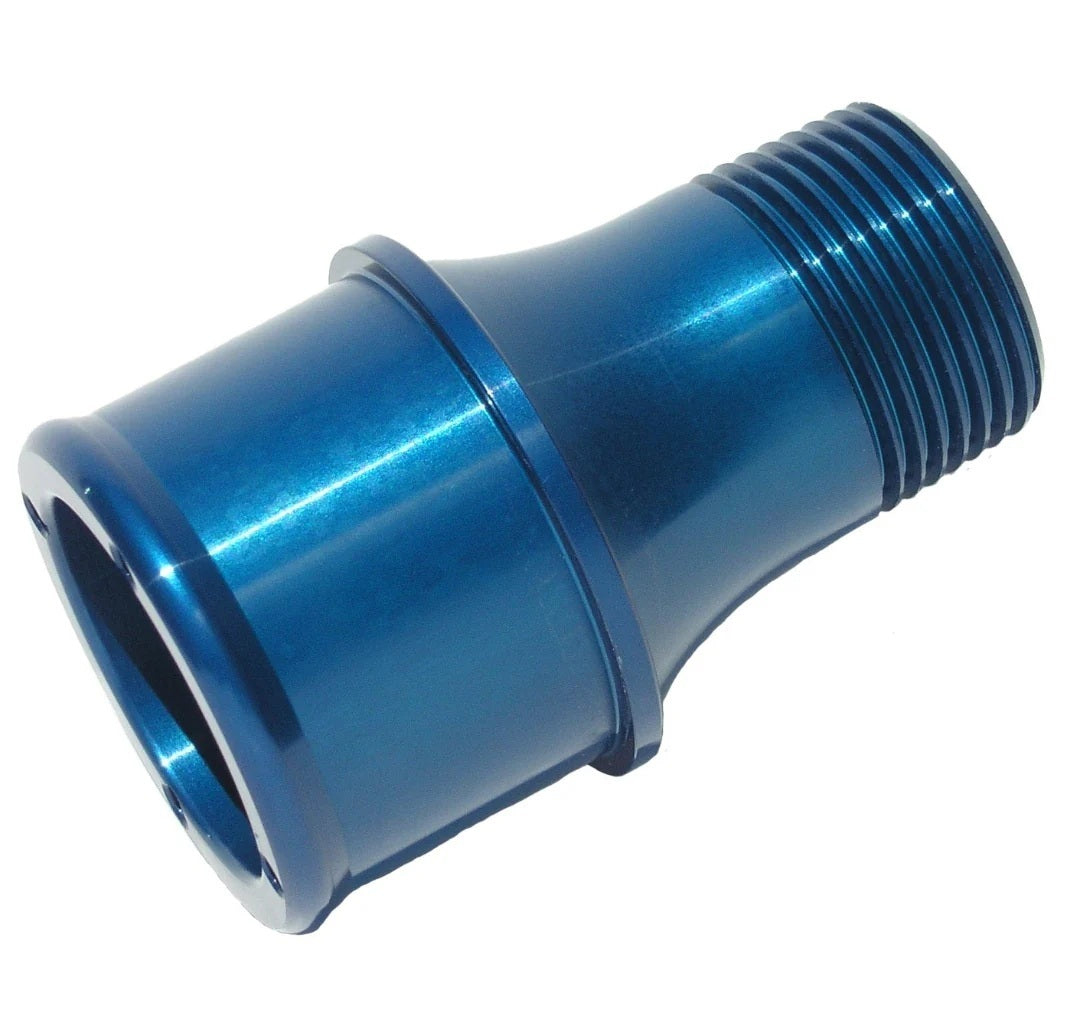 Meziere WP1175B 1.75in Hose W/P Fitting  Blue Meziere WP1175B