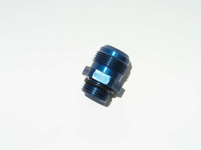 Meziere WP12016B -12an O-Ring to -16an Flare Fitting - Blue Meziere WP12016B