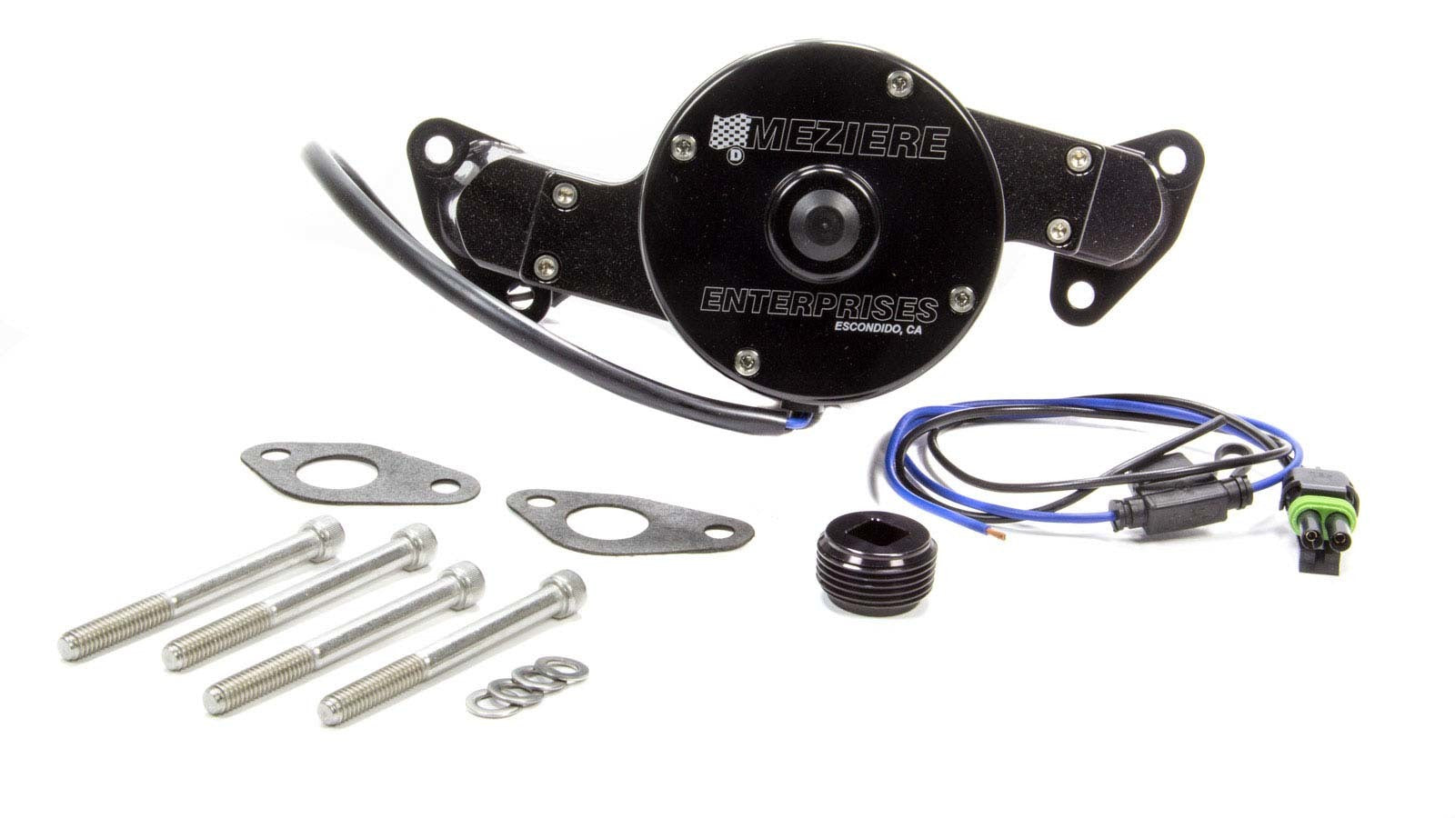 Meziere WP173SHD SBF Electric Water Pump H.D. Style Black Meziere WP173SHD