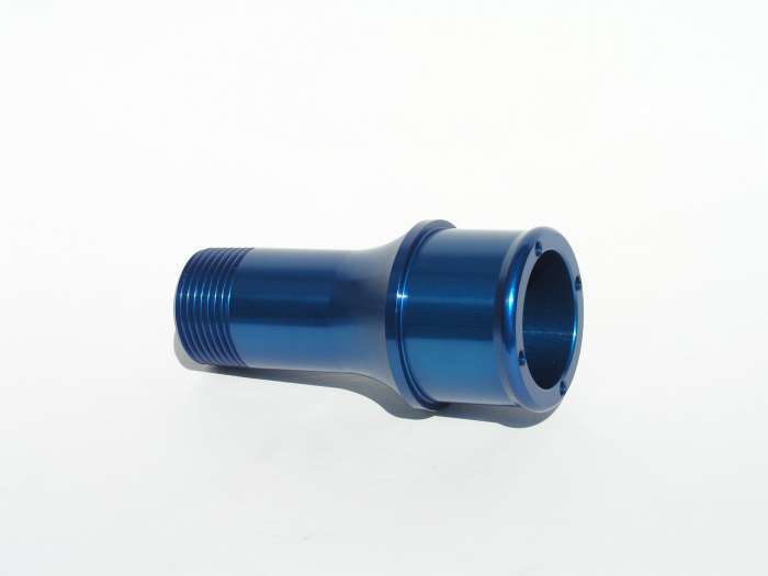 Meziere WP2175B 1.75in Hose Ext. W/P Fitting - Blue Meziere WP2175B