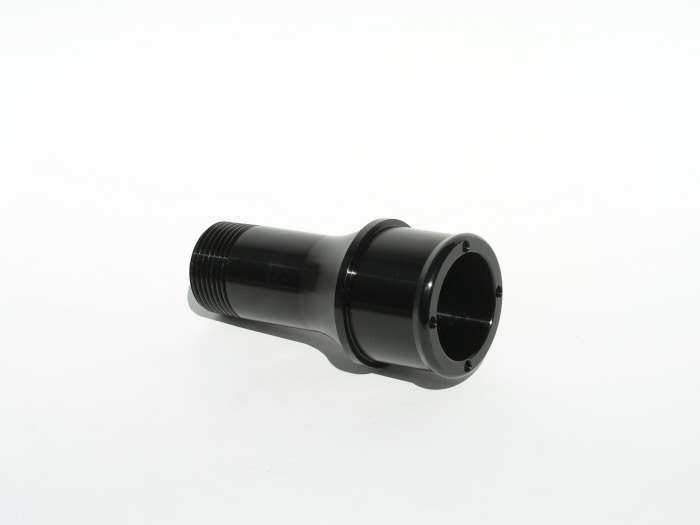 Meziere WP2175S 1.75in Hose Ext. W/P Fitting - Black Meziere WP2175S