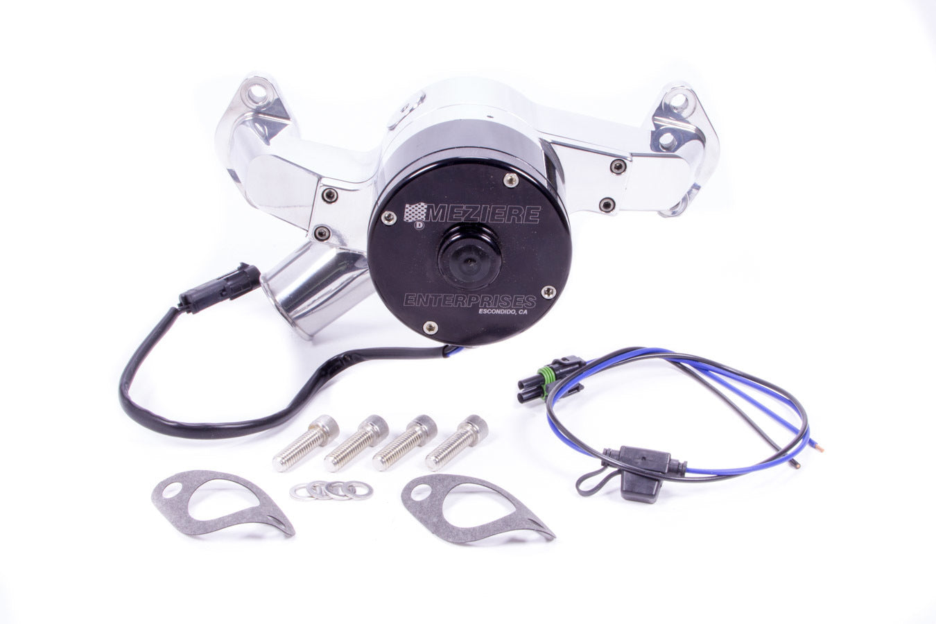 Meziere WP300UP BBC Billet Electric W/P Hi-Flow - Polished Meziere WP300UP