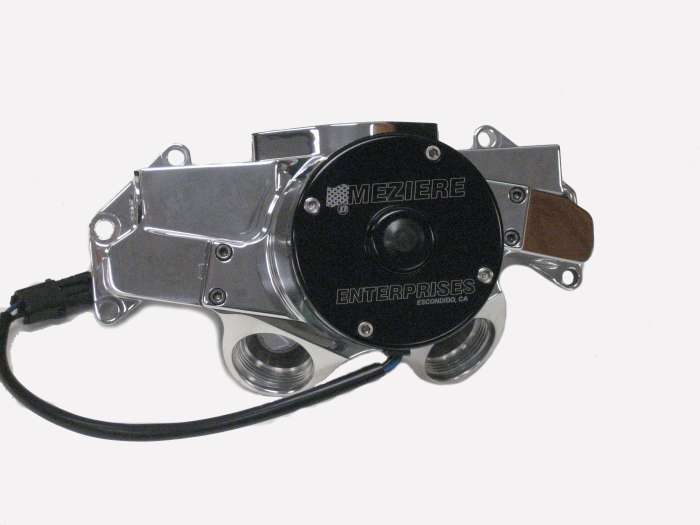 Meziere WP306U BBM Billet Electric W/P - Hi-Flow - Polished Meziere WP306U