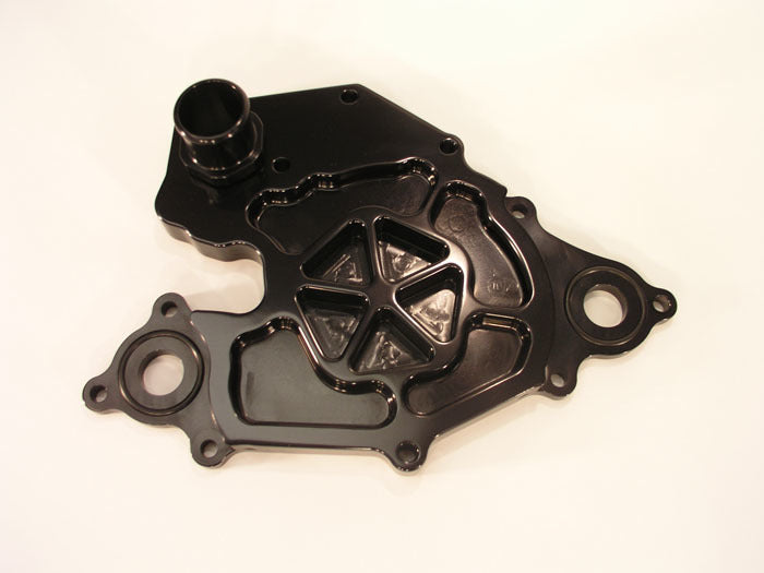 Meziere WP315S Hemi H/F Water Pump Back Plate - Black Meziere WP315S