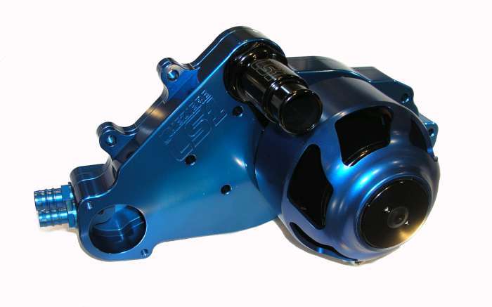 Meziere WP319B SBC LS1 Billet Electric W/P - Blue Meziere WP319B