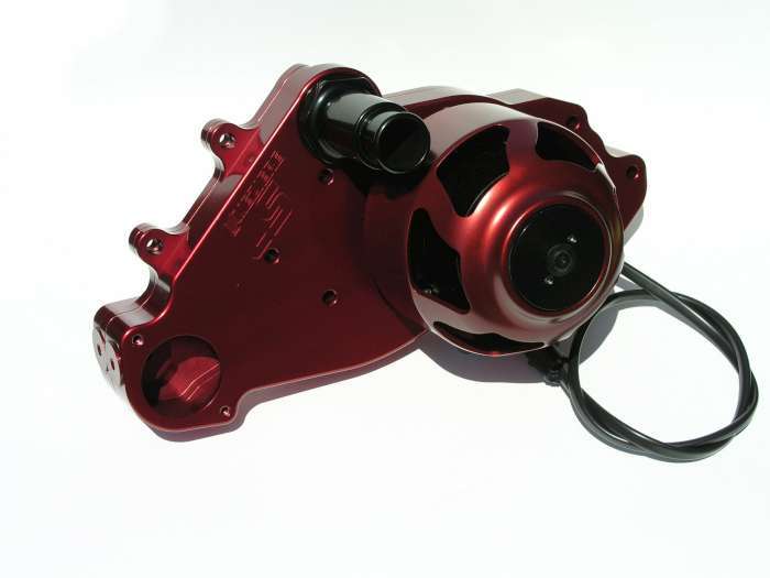 Meziere WP319R SBC LS1 Billet Electric W/P - Red Meziere WP319R