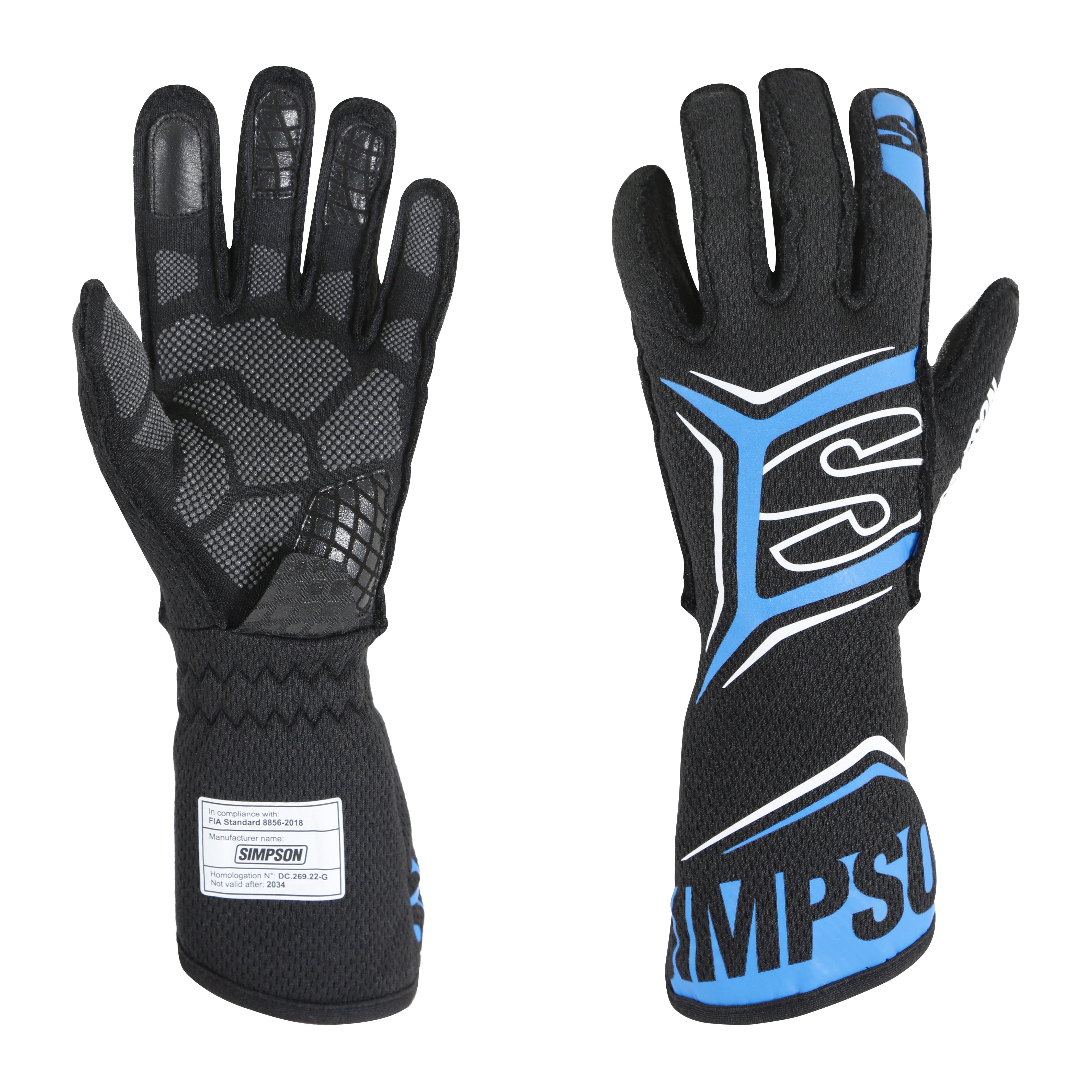 Simpson Safety MGMB Medium - Blue - SFI 3.3/5 - FIA 8856-2018 Simpson Safety MGMB